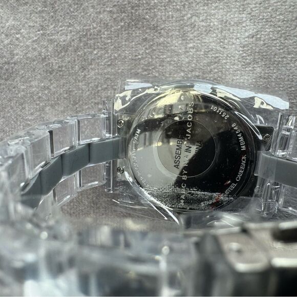 Marc By Marc Jacobs Clear Watch with Red and Blue Accents - Picture 8 of 8